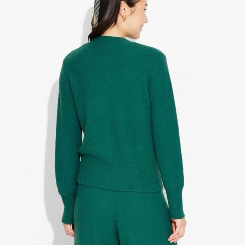 Wicked movie green cardigan sweater Ariana Grande movie Paul Tazewell design NEW - Picture 3 of 9